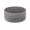Generic Cotton 8x3 Inch Kidi Round 1 Pcs Bedside Organizer With Out Lid (Black)