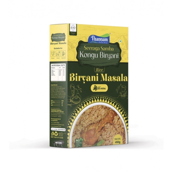Generic Thannam Kongu Biryani Powder With Rice (450GM)