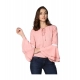 Generic Women's Polyester Solid Bell Sleeve Top (Pink) Generic Women's Polyester Solid Bell Sleeve Top (Pink)