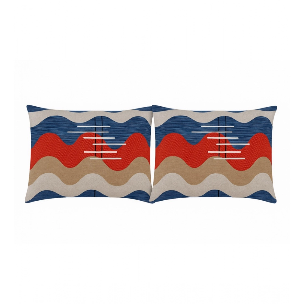 Generic Microfiber Floral Printed Double Bedsheet with 2 Pillow Covers (Multicolor)