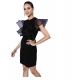 Generic Women's Organza And Polyester Lycra Ruffled Sleeveless Dress (Black) Generic Women's Organza And Polyester Lycra Ruffled Sleeveless Dress (Black)
