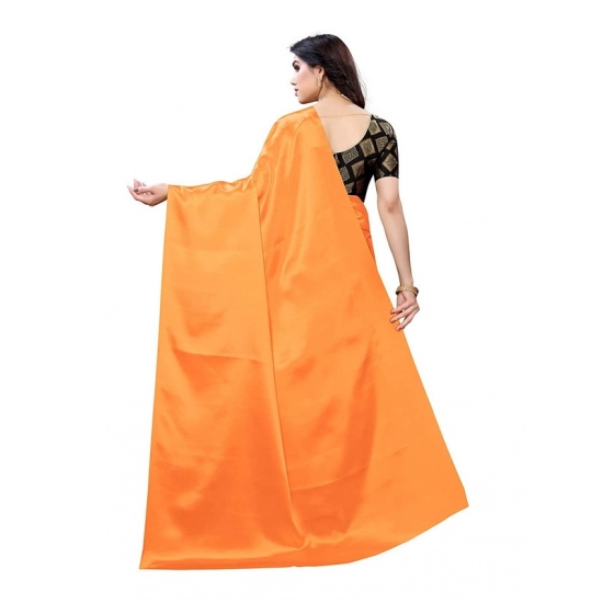 Generic Women's Satin Printed Saree With Unstitched Blouse 5.5Mtr (Mustard) Generic Women's Satin Printed Saree With Unstitched Blouse 5.5Mtr (Mustard)