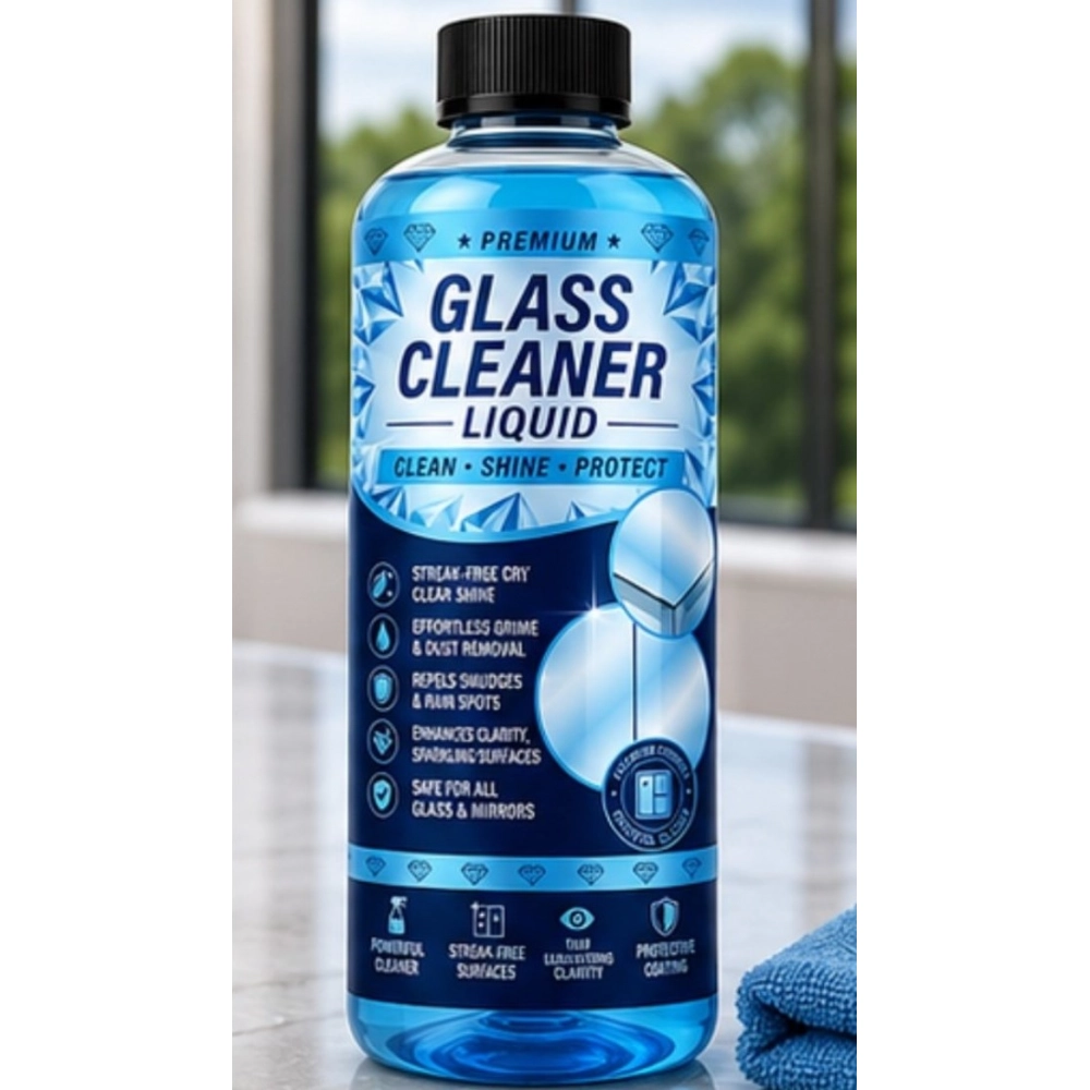 Generic Pack of 2 Glass Cleaner Liquid Bottles 100 ML - Image 3