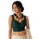 Generic Women's Silk Embellished Sweetheart Neck Sleeveless Readymade Padded Blouse (Green, Size 38) Generic Women's Silk Embellished Sweetheart Neck Sleeveless Readymade Padded Blouse (Green, Size 38)
