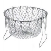 Generic Foldable Chef Basket – Multi-Function Strainer And Steamer (Color: Assorted )