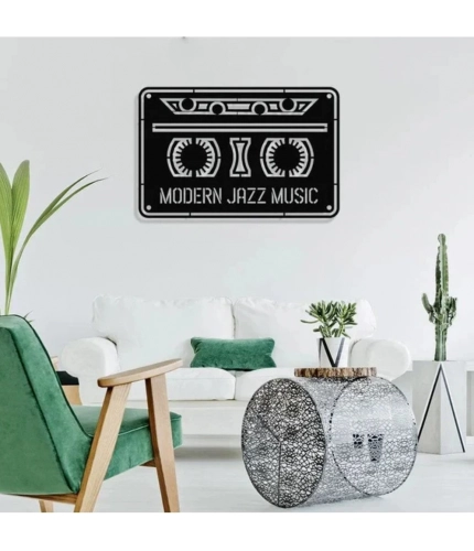 Generic Retro Groove Music Cassette Wooden Wall Decor
