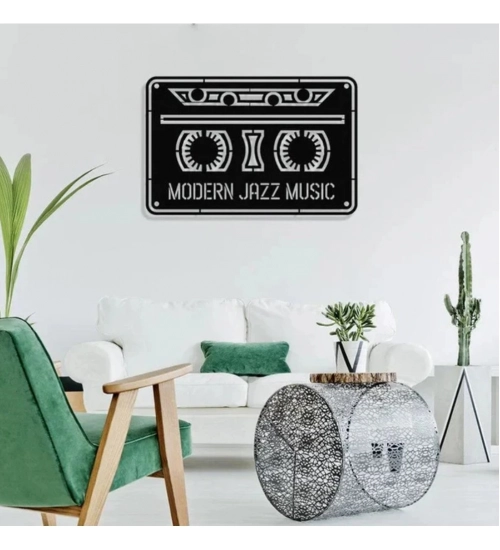 Generic Retro Groove Music Cassette Wooden Wall Decor