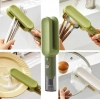 Generic Stainless Steel-Plastic Solid Kitchen Knife Cleaner Brush (Green)