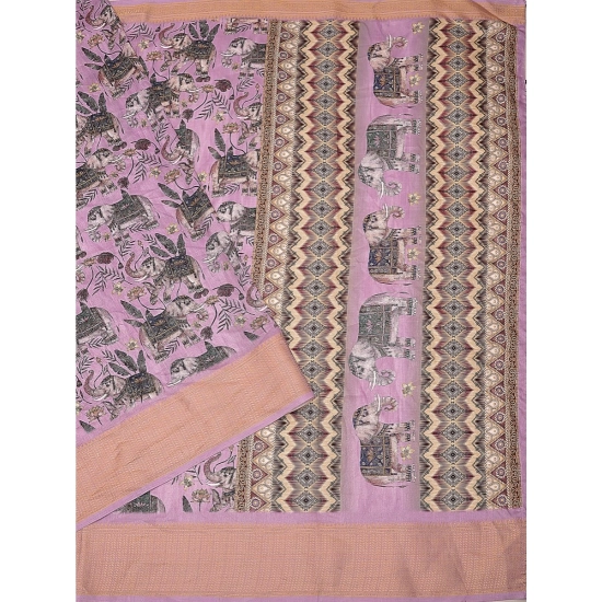 Generic Women's Cotton Silk Printed Saree With Unstitched Blouse 5.5Mtr (Pink) Generic Women's Cotton Silk Printed Saree With Unstitched Blouse 5.5Mtr (Pink)
