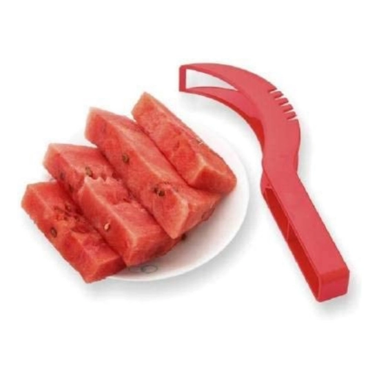 Generic Pack Of 3_Plastic Handle Watermelon Cutter Knife (Color: Assorted ) Generic Pack Of 3_Plastic Handle Watermelon Cutter Knife (Color: Assorted )