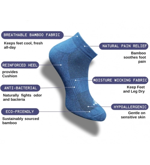 Generic 3_Pair Set Unisex Casual Cotton Printed Low Cut Socks (Multicolor)