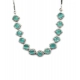 Generic Women's Brass Silver Plated Necklace set (Turquoise) Generic Women's Brass Silver Plated Necklace set (Turquoise)