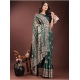 Generic Women's Silk Printed Saree With Unstitched Blouse 5.5Mtr (Green)