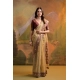 Generic Women's Blended_Cotton Woven Saree With Unstitched Blouse 5.5Mtr (Light_Beige)