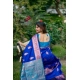 Generic Women's Katan_Silk Zari_Weaving Saree With Unstitched Blouse 5.5Mtr (Royal_Blue) Generic Women's Katan_Silk Zari_Weaving Saree With Unstitched Blouse 5.5Mtr (Royal_Blue)