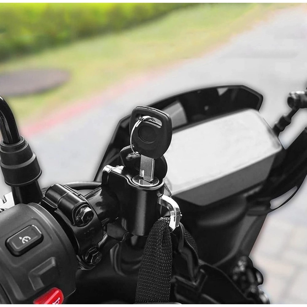 Generic Pack of 2 Motorcycle Helmet Lock (Black)