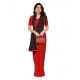 Generic Women's Georgette Printed Saree With Unstitched Blouse 5.5Mtr (Black-Red) Generic Women's Georgette Printed Saree With Unstitched Blouse 5.5Mtr (Black-Red)