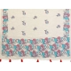 Generic Women's Linen Cotton Printed Saree With Unstitched Blouse 5.5Mtr (Off White)
