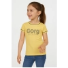 Generic Girl's Cotton Printeded Round Neck T-Shirt (Yellow) Generic Girl's Cotton Printeded Round Neck T-Shirt (Yellow)