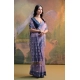 Generic Women's Blended_Cotton Woven Saree With Unstitched Blouse 5.5Mtr (Lavender)