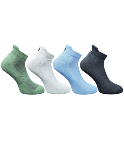 Generic 4_Pair Set Unisex Casual Cotton Printed Ankle Length Socks (Multicolor)