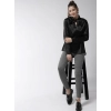 Generic Women's Polyester Solid Long Sleeves Top (Black)