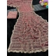 Generic Women's Slik Embellished Saree With Unstitched Blouse 5.5Mtr (Pink)