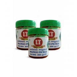 Generic Pack of_3 300GM LT Mango Pickle Traditional Digestive Side Dish (Red)