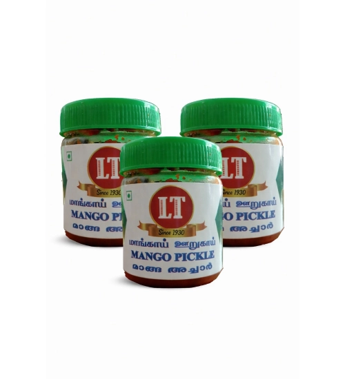 Generic Pack of_3 300GM LT Mango Pickle Traditional Digestive Side Dish (Red)