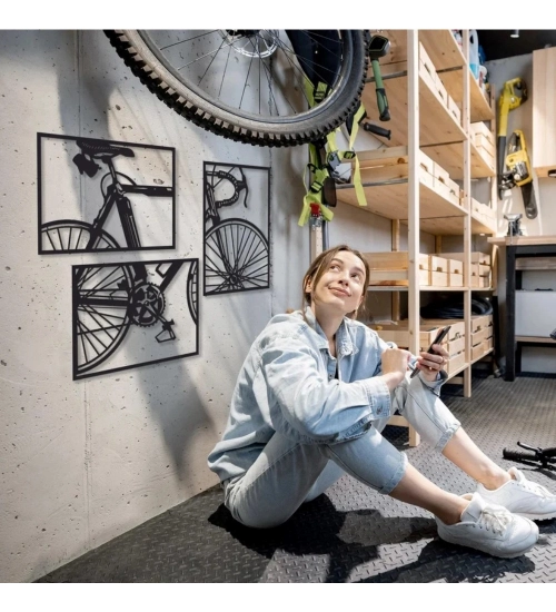 Generic Cycle Serenity Wood Bicycle Wall Decor