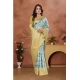 Generic Women's Banarasi Silk Jaquard Woven Saree With Unstitched Blouse 5.5Mtr (Yellow)