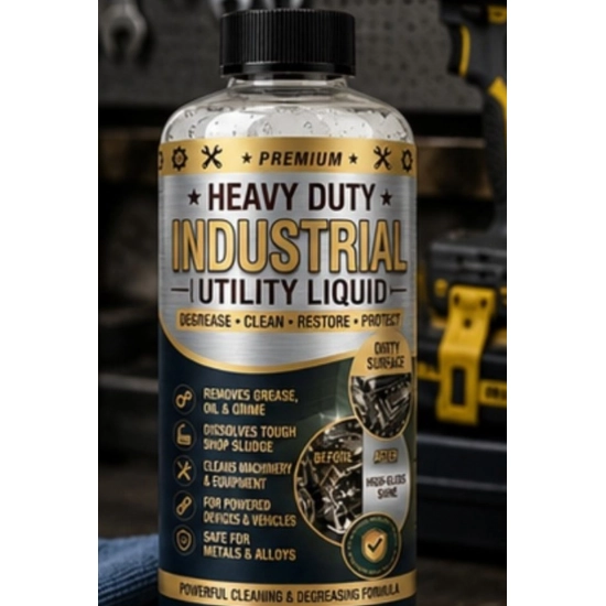 Generic Pack of 2 Heavy Duty Industrial Utility Liquid Bottles 100 ML