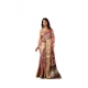 Generic Women's Faux_Silk Printed Saree With Unstitched Blouse 5.5Mtr (Beige)