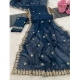 Generic Women's Georgette Embroidered Saree With Unstitched Blouse 5.5Mtr (Blue) Generic Women's Georgette Embroidered Saree With Unstitched Blouse 5.5Mtr (Blue)