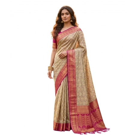 Generic Women's Cotton Printed Saree With Unstitched Blouse 5.5Mtr (Multicolor) Generic Women's Cotton Printed Saree With Unstitched Blouse 5.5Mtr (Multicolor)