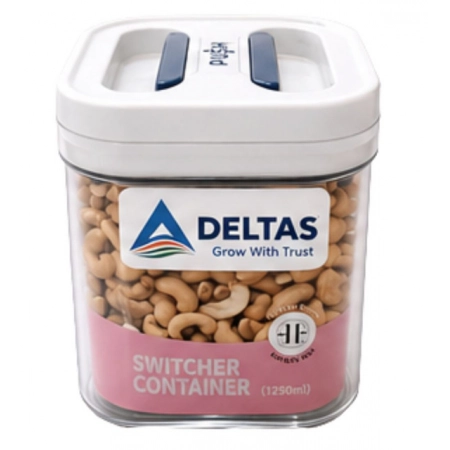 Generic Pack of 1 Switchers Airtight Storage Container Set 1250 ML (White) Generic Pack of 1 Switchers Airtight Storage Container Set 1250 ML (White)