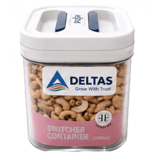 Generic Pack of 1 Switchers Airtight Storage Container Set 1250 ML (White)