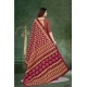 Generic Women's Soft Pure Cotton Printed Saree With Unstitched Blouse 5.5Mtr (Maroon)