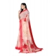 Generic Women's Georgette Floral Printed Saree With Unstitched Blouse 5.5Mtr (Red) Generic Women's Georgette Floral Printed Saree With Unstitched Blouse 5.5Mtr (Red)