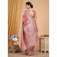 Generic Women's Linen Cotton Printed Saree With Unstitched Blouse 5.5Mtr (Pink) Generic Women's Linen Cotton Printed Saree With Unstitched Blouse 5.5Mtr (Pink)