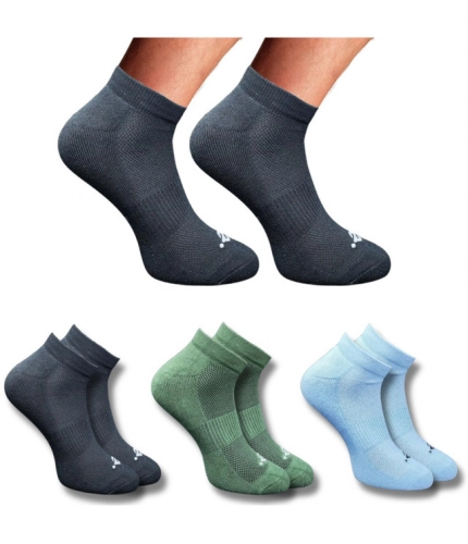 Generic 3_Pair Set Unisex Casual Cotton Printed Low Cut Socks (Multicolor)