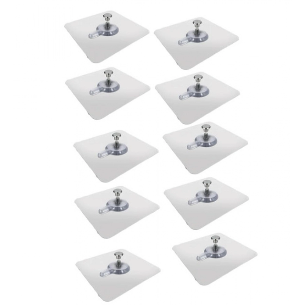 Generic Pack of 10 Plastic Wall Hook (Multicolor) - Image 2
