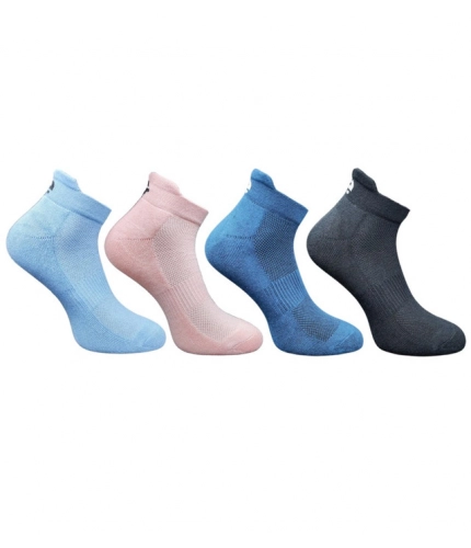Generic 4_Pair Set Unisex Casual Cotton Printed Ankle Length Socks (Multicolor)