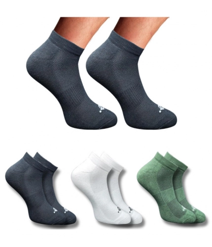 Generic 3_Pair Set Unisex Casual Cotton Printed Low Cut Socks (Multicolor)