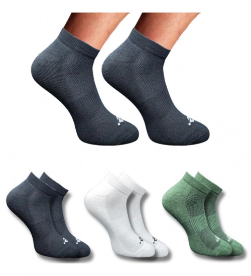 Generic 3_Pair Set Unisex Casual Cotton Printed Low Cut Socks (Multicolor)