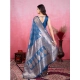 Generic Women's Banarasi Silk Printed Saree With Unstitched Blouse 5.5Mtr (Pinch)