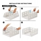 Generic Pack of 1 Plastic Foldable Stackable Storage Organizer (White) Generic Pack of 1 Plastic Foldable Stackable Storage Organizer (White)