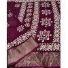 Generic Women's Cotton Silk Printed Saree With Unstitched Blouse 5.5Mtr (Wine) Generic Women's Cotton Silk Printed Saree With Unstitched Blouse 5.5Mtr (Wine)