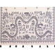 Generic Women's Linen Cotton Printed Saree With Unstitched Blouse 5.5Mtr (Off White)