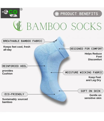 Generic 4_Pair Set Unisex Casual Cotton Printed Ankle Length Socks (Multicolor)